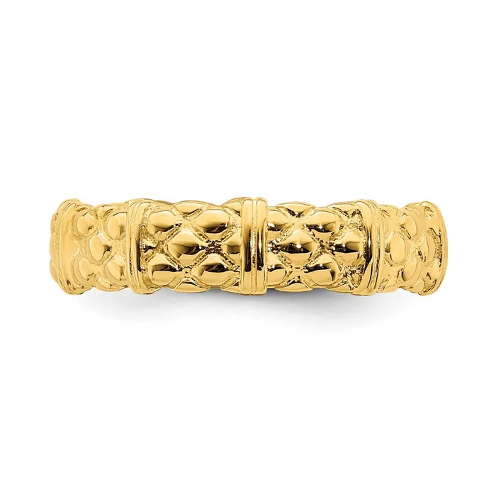 Stackable Expressions Rings Sterling Silver Stackable Expressions Goldplated Ring QSK298 Stackable Expressions Rings Sterling Silver Stackable Expressions Goldplated Ring QSK298
