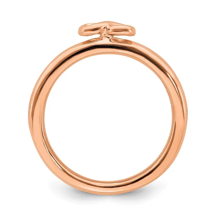 Stackable Expressions Sterling Silver Stackable Expressions Pinkplated Infinity Symbol Ring QSK1972 Rings Stackable Expressions Sterling Silver Stackable Expressions Pinkplated Infinity Symbol Ring QSK1972 Rings