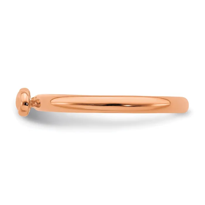 Stackable Expressions Sterling Silver Stackable Expressions Pinkplated Infinity Symbol Ring QSK1972 Rings Stackable Expressions Sterling Silver Stackable Expressions Pinkplated Infinity Symbol Ring QSK1972 Rings