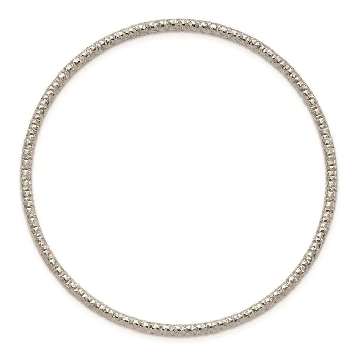 Stainless Steel Polished Textured 2mm Slip on Bangle Chisel Bracelets Stainless Steel Polished Textured 2mm Slip on Bangle Chisel Bracelets