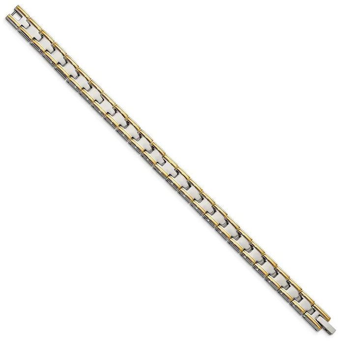 Stainless Steel Yellow IPplated Polished Bracelet Chisel Bracelets Stainless Steel Yellow IPplated Polished Bracelet Chisel Bracelets