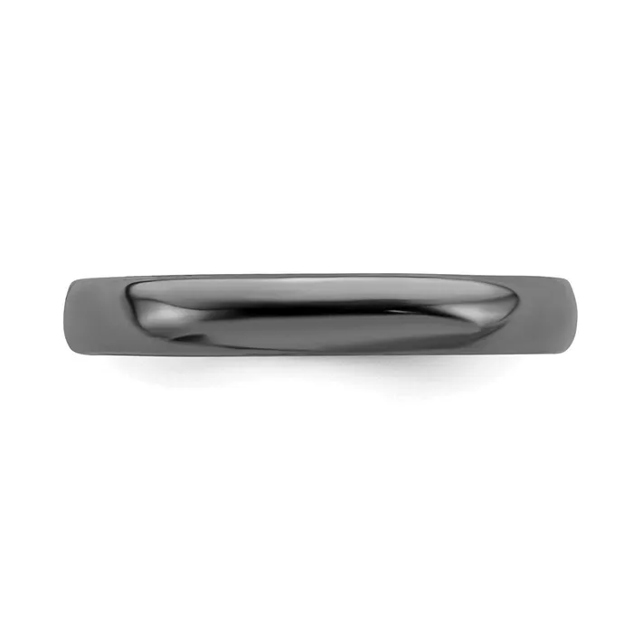 Sterling Silver Stackable Expressions Blackplated Polished Ring QSK249 Stackable Expressions Rings Sterling Silver Stackable Expressions Blackplated Polished Ring QSK249 Stackable Expressions Rings
