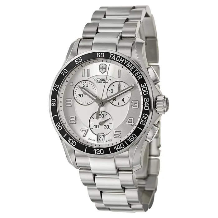 Swiss Army 249035 Mens Chrono Classic Silver Dial Stainless Steel Bracelet Watch Victorinox Swiss Army Bracelets Swiss Army 249035 Mens Chrono Classic Silver Dial Stainless Steel Bracelet Watch Victorinox Swiss Army Bracelets