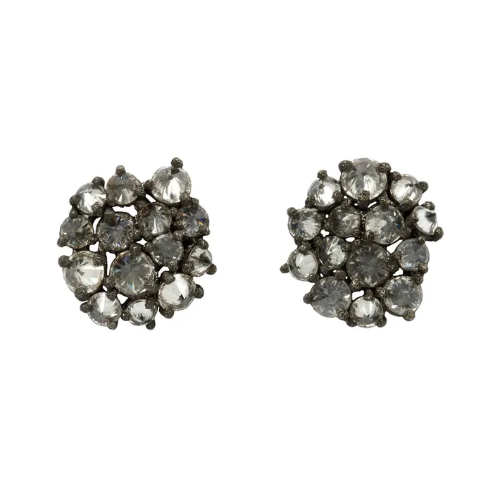 TAP By Todd Pownell Floral Cluster Studs Charm Necklaces