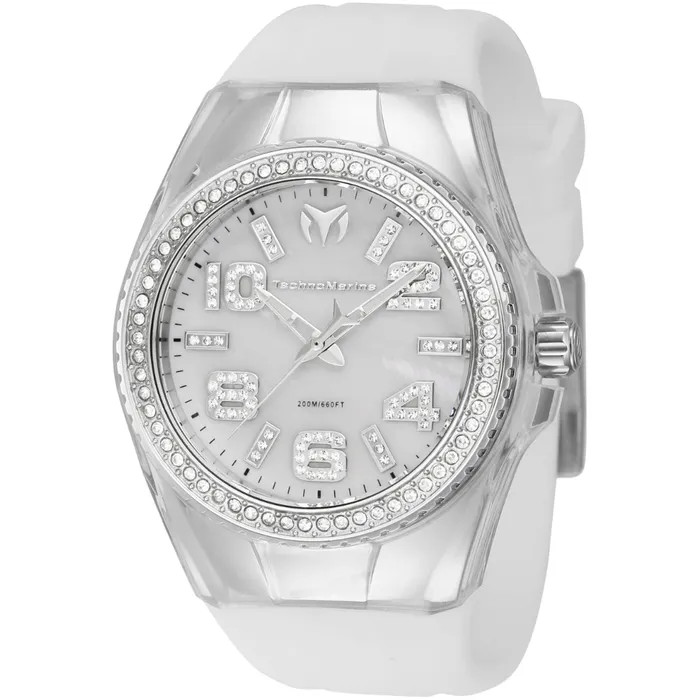 TechnoMarine Watches Technomarine Womens Watch Cruise Monogram White Mother of Pearl Dial TM121260 TechnoMarine Watches Technomarine Womens Watch Cruise Monogram White Mother of Pearl Dial TM121260