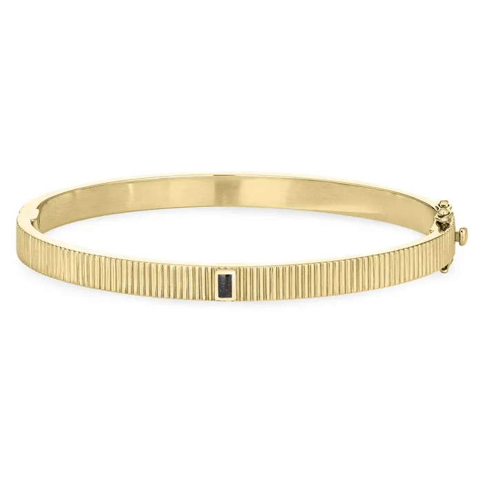Tessa Bangle Cremation Bracelet in 14K Yellow Gold closebymejewelry Bracelets Tessa Bangle Cremation Bracelet in 14K Yellow Gold closebymejewelry Bracelets