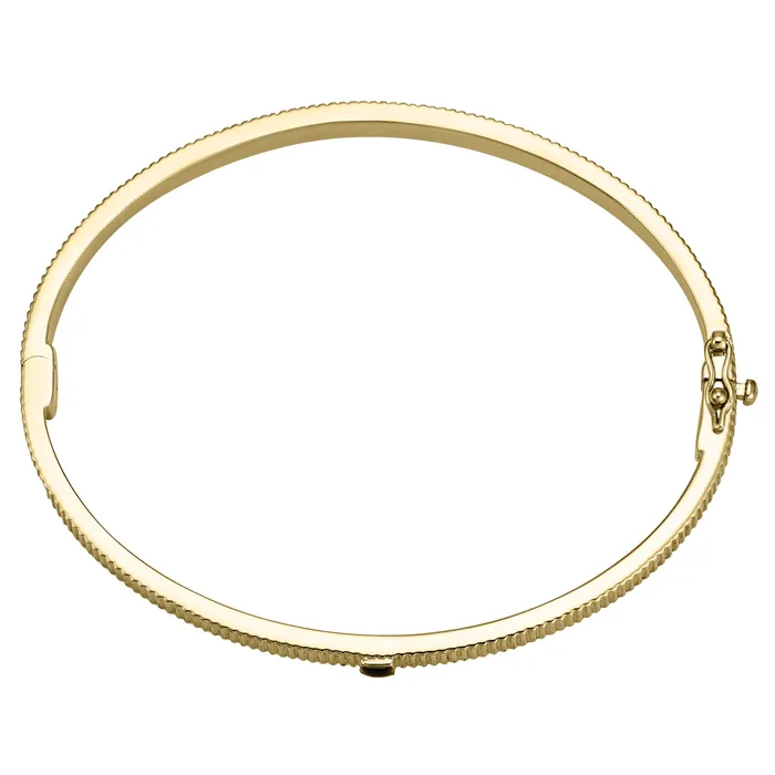 Tessa Bangle Cremation Bracelet in 14K Yellow Gold closebymejewelry Bracelets