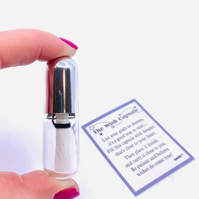 The Wish Capsule Pocket Charm PT 87 GANZ Charm Necklaces