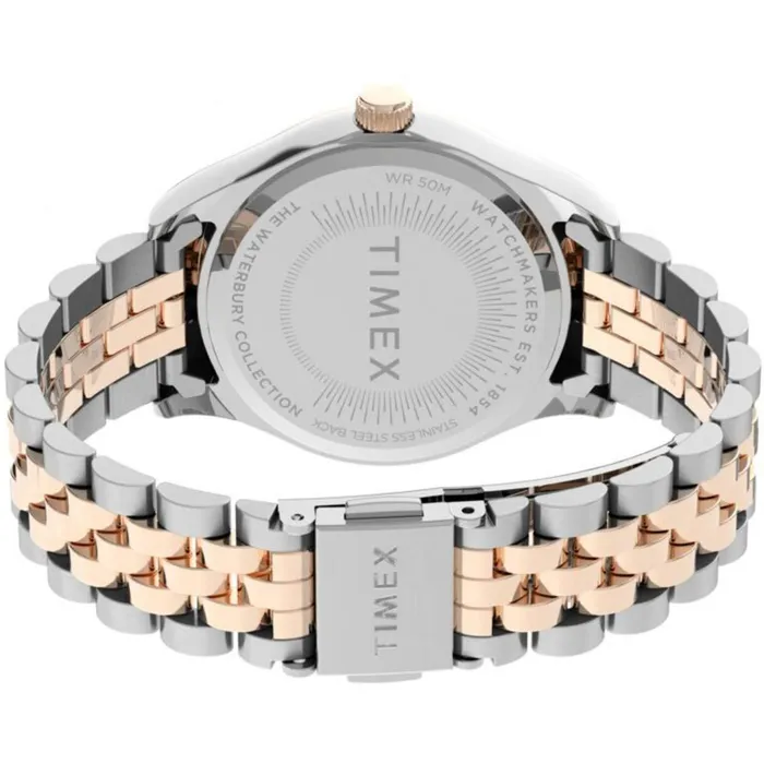 Timex Womens Quartz Watch Waterbury Silver Dial Bracelet TW2T87000VQ Timex Bracelets Timex Womens Quartz Watch Waterbury Silver Dial Bracelet TW2T87000VQ Timex Bracelets