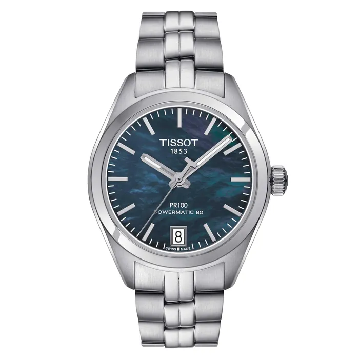 Tissot Bracelets Tissot Womens Automatic Watch PR 100 MOP Dial Silver Bracelet T1012071112100 Tissot Bracelets Tissot Womens Automatic Watch PR 100 MOP Dial Silver Bracelet T1012071112100