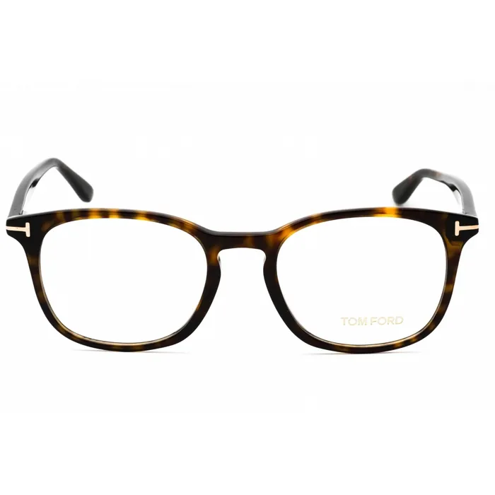 Tom Ford Mens Eyeglasses Dark Havana Acetate Square Full Rim Frame FT5505 52 Tom Ford Rings