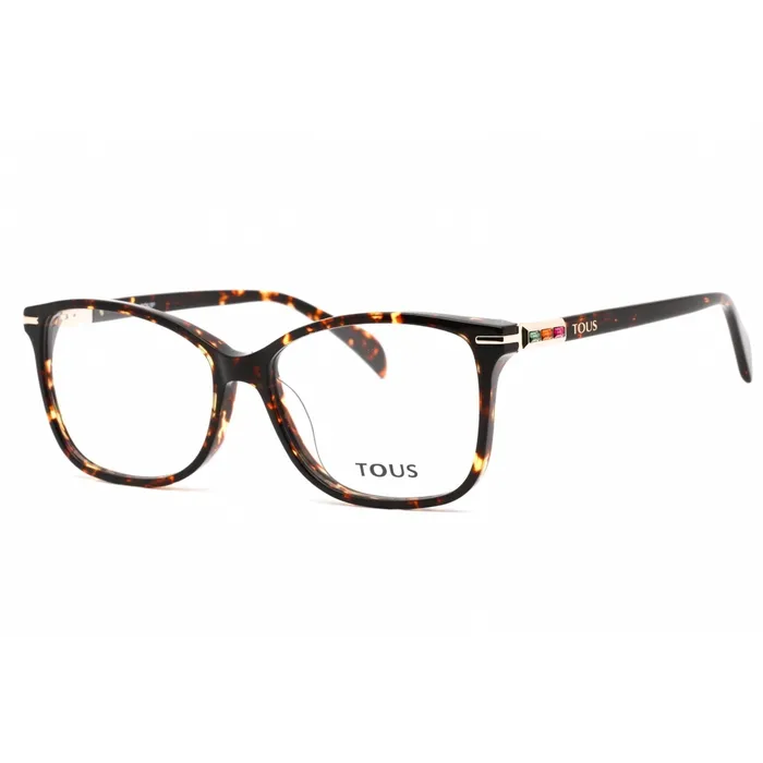 Tous Mens Eyeglasses Full Rim Shiny Havana Plastic Rectangular Frame VTOB11S 0714 Tous Rings Tous Mens Eyeglasses Full Rim Shiny Havana Plastic Rectangular Frame VTOB11S 0714 Tous Rings