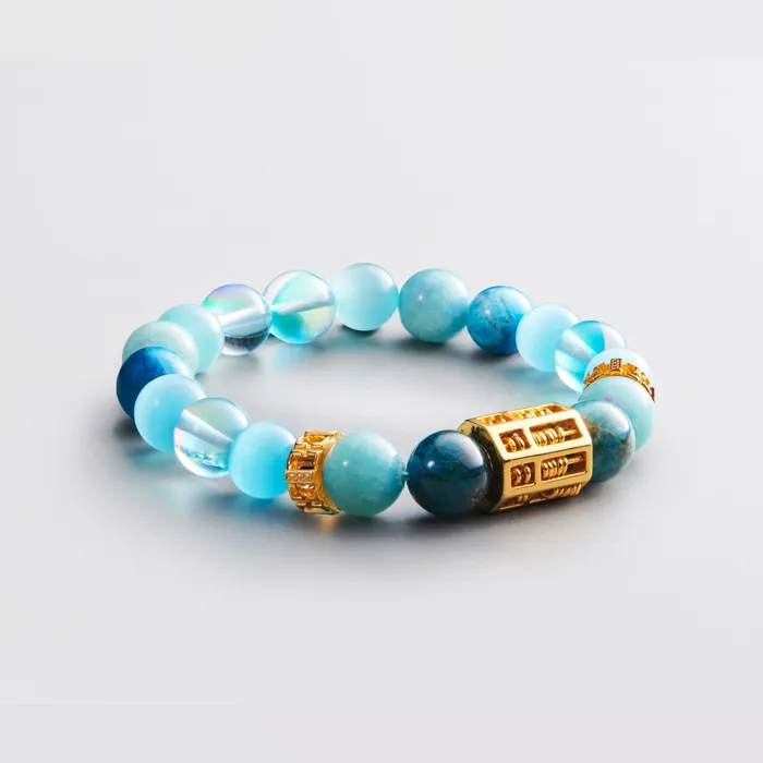 Triple Wealth Abacus Bracelet The Plenitude Hoseiki Jewelry Bracelets