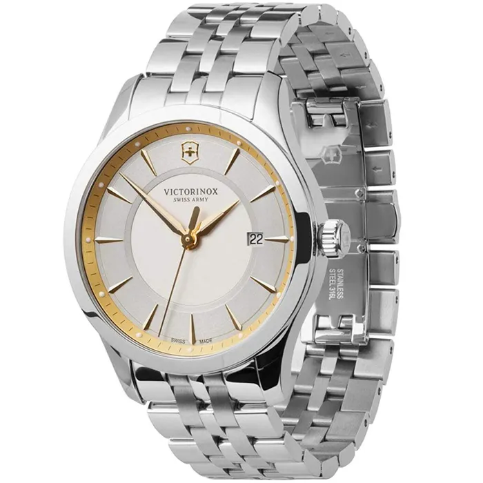 Victorinox Swiss Army Bracelets Victorinox Swiss Army Mens Quartz Watch Alliance Silver Steel Bracelet 249141 Victorinox Swiss Army Bracelets Victorinox Swiss Army Mens Quartz Watch Alliance Silver Steel Bracelet 249141