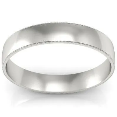 Vintage Style Milgrain Ring 4mm deBebians Rings