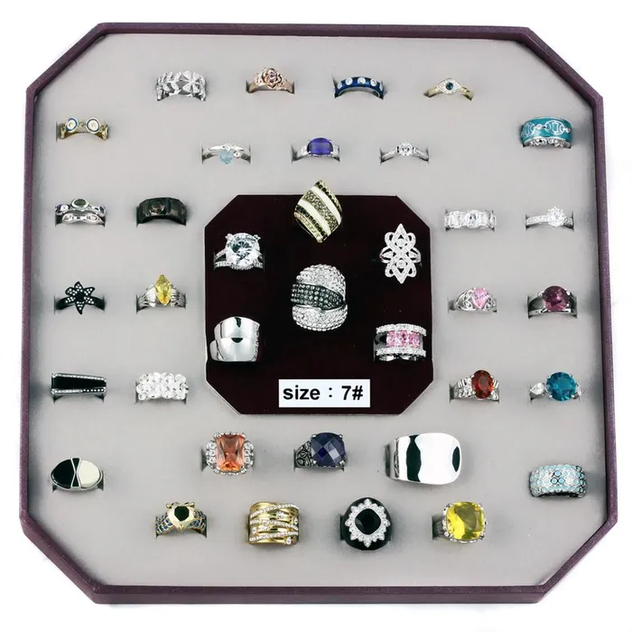 VK019SIZE7 Assorted Brass Ring with Assorted in Assorted Alamode Rings