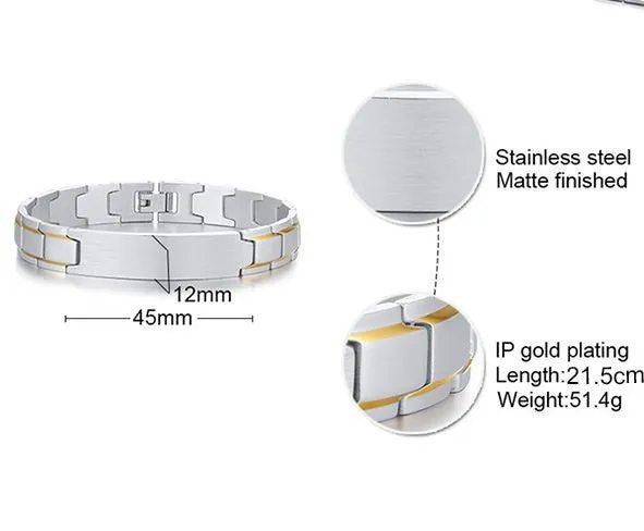 VVS Jewelry Bracelets Custom Name Magnetic Therapy Bracelet