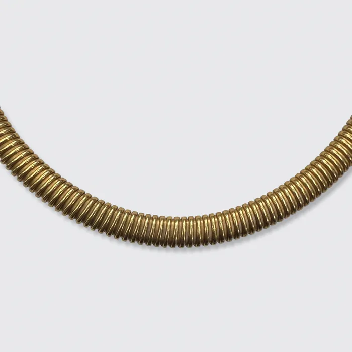 Yellow Gold Tubogas Necklace 21stfinds Necklaces Yellow Gold Tubogas Necklace 21stfinds Necklaces