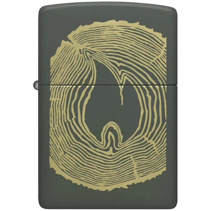 Zippo Rings Zippo Lighter Wood Ring Design Metal Construction Refillable and Windproof 48959
