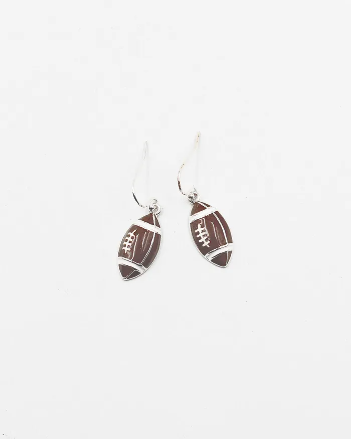 090122 Earrings Football Dangle Earrings
