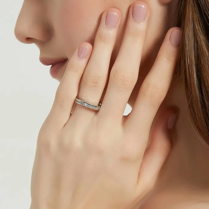3Stone 12ct Oval CZ Ring Set in Sterling Silver BERRICLE Rings