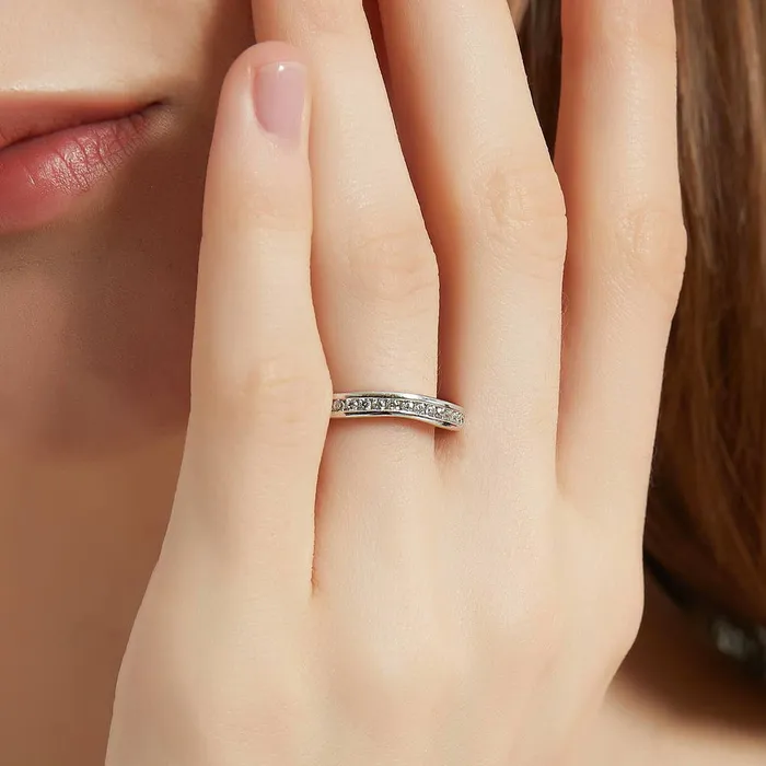 3Stone 12ct Oval CZ Ring Set in Sterling Silver BERRICLE Rings