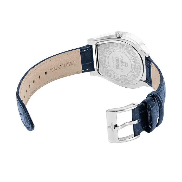Aigner Watches Aigner Chieti Gents Blue Dial Stainless Steel Case Blue Leather Starp Watch Aigner Watches Aigner Chieti Gents Blue Dial Stainless Steel Case Blue Leather Starp Watch