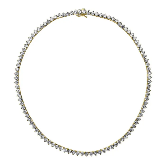 BERRICLE CZ Tennis Necklace in Sterling Silver 17 Necklaces