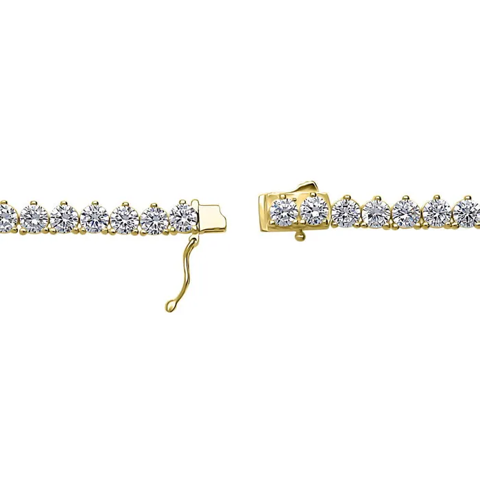 BERRICLE CZ Tennis Necklace in Sterling Silver 17 Necklaces