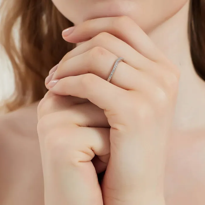 BERRICLE Rings 3Stone 08ct CZ Ring Set in Sterling Silver