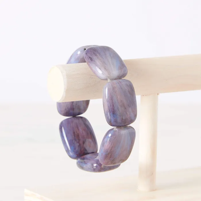 Bracelets Amethyst Chicklet Cooling Bracelet Hot Girls Pearls