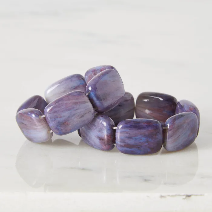 Bracelets Amethyst Chicklet Cooling Bracelet Hot Girls Pearls