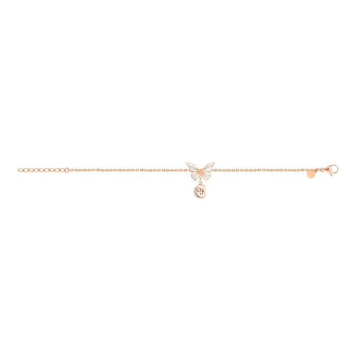 Bracelets Cerruti Cerruti Butterfly Rose Gold Bracelet