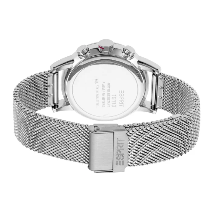 Bracelets Esprit Esprit Mens Stainless Steel Watch Black Dial Mesh Bracelet Bracelets Esprit Esprit Mens Stainless Steel Watch Black Dial Mesh Bracelet