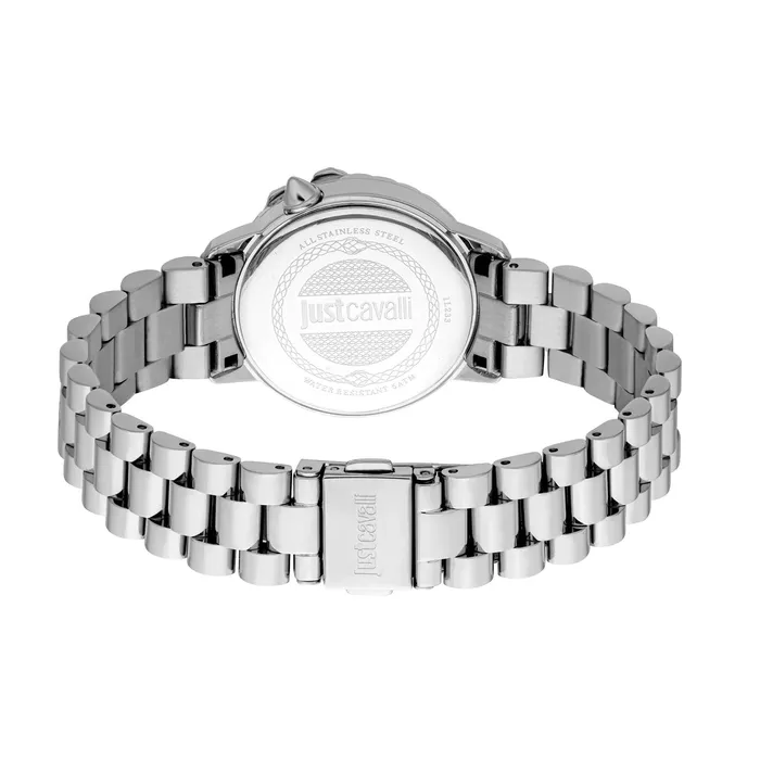Bracelets Just Cavalli Just Cavalli Animalier Ladies Blue Dial Silver Stainless Steel Watch