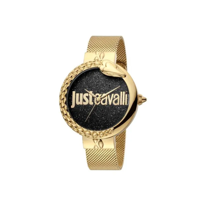 Bracelets Just Cavalli Just Cavalli Ladies Watch Ip Gold Case With Black Dial Mesh Bracelet Bracelets Just Cavalli Just Cavalli Ladies Watch Ip Gold Case With Black Dial Mesh Bracelet