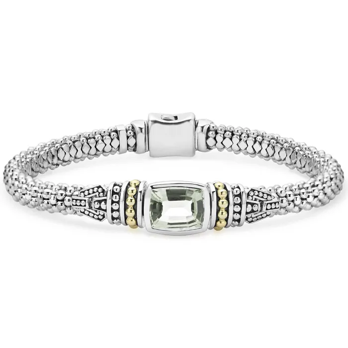 Bracelets Lagos Caviar Color Prasiolite Caviar Bracelet 6mm
