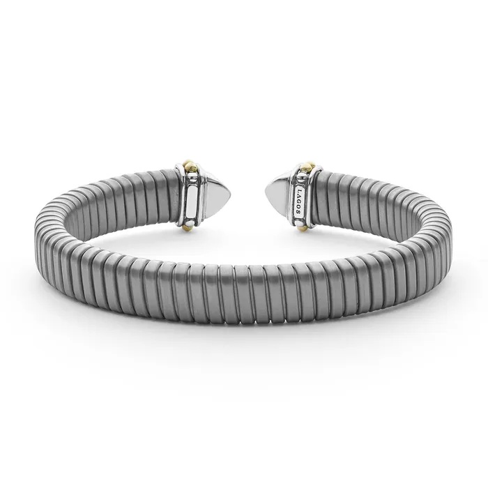 Bracelets LAGOS Signature Caviar Titanium Cuff Bracelet 9mm Bracelets LAGOS Signature Caviar Titanium Cuff Bracelet 9mm