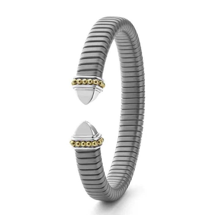 Bracelets LAGOS Signature Caviar Titanium Cuff Bracelet 9mm Bracelets LAGOS Signature Caviar Titanium Cuff Bracelet 9mm