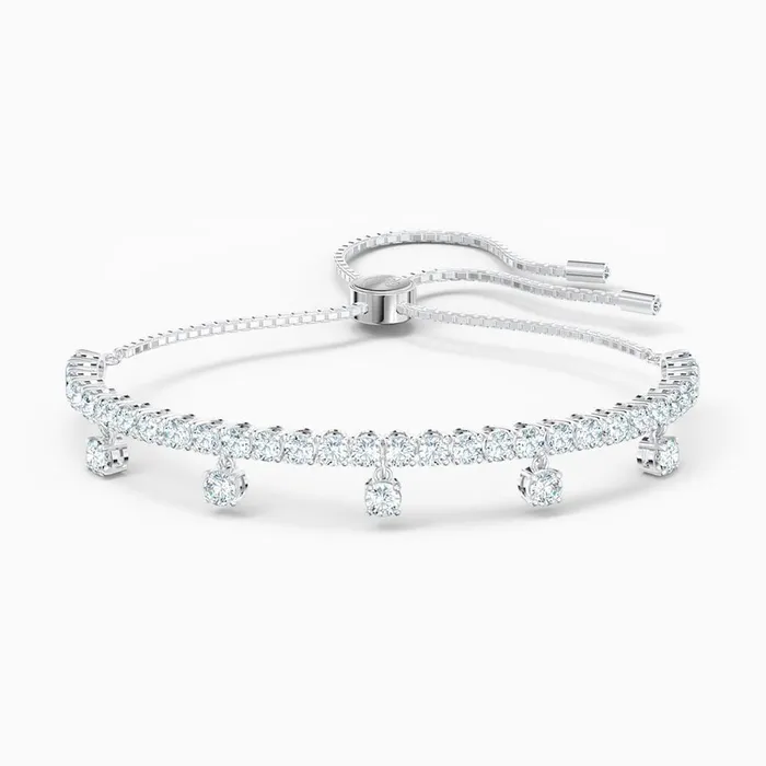 Bracelets Swarovski Swarovski Subtle Drops Bracelet White Medium Bracelets Swarovski Swarovski Subtle Drops Bracelet White Medium