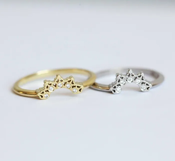 Capucinne Rings Diamond Wedding Band Diamond Wedding Ring