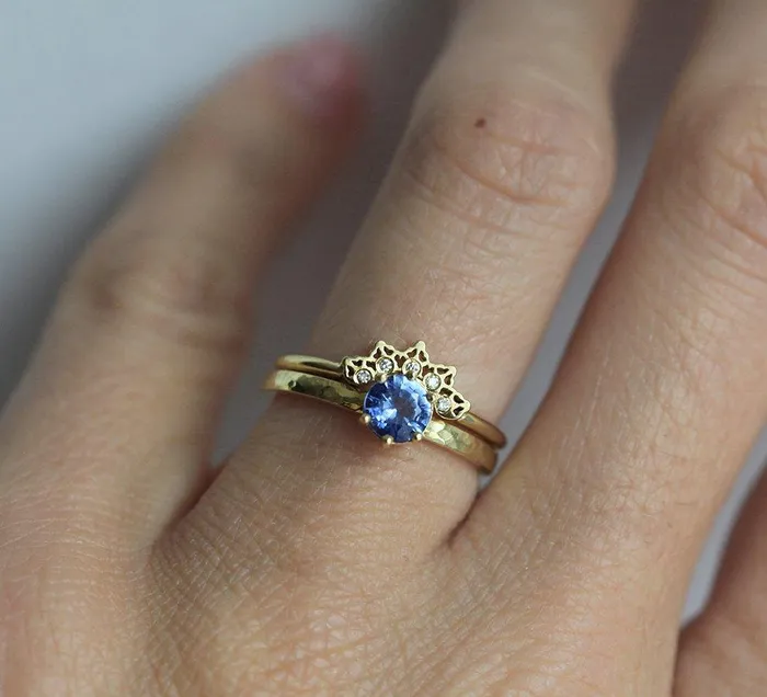 Capucinne Rings Diamond Wedding Band Diamond Wedding Ring