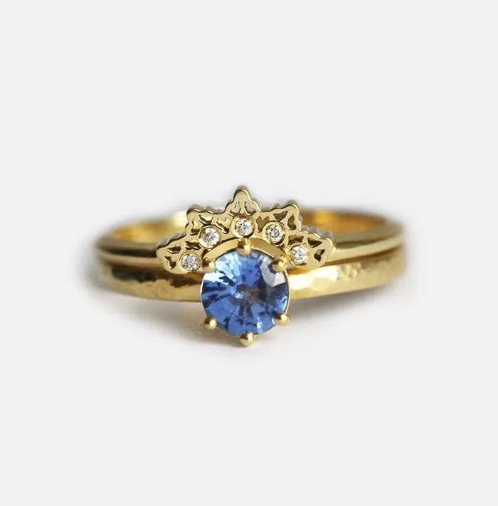 Capucinne Rings Diamond Wedding Band Diamond Wedding Ring