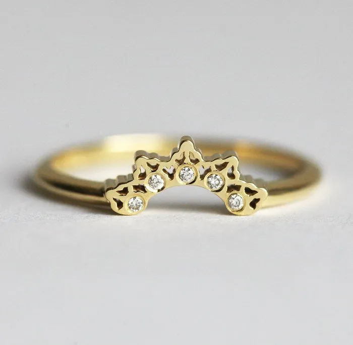 Capucinne Rings Diamond Wedding Band Diamond Wedding Ring