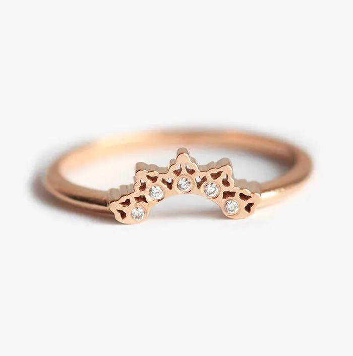 Capucinne Rings Diamond Wedding Band Diamond Wedding Ring