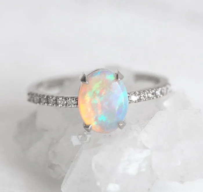Capucinne Rings Raquel Opal Ring