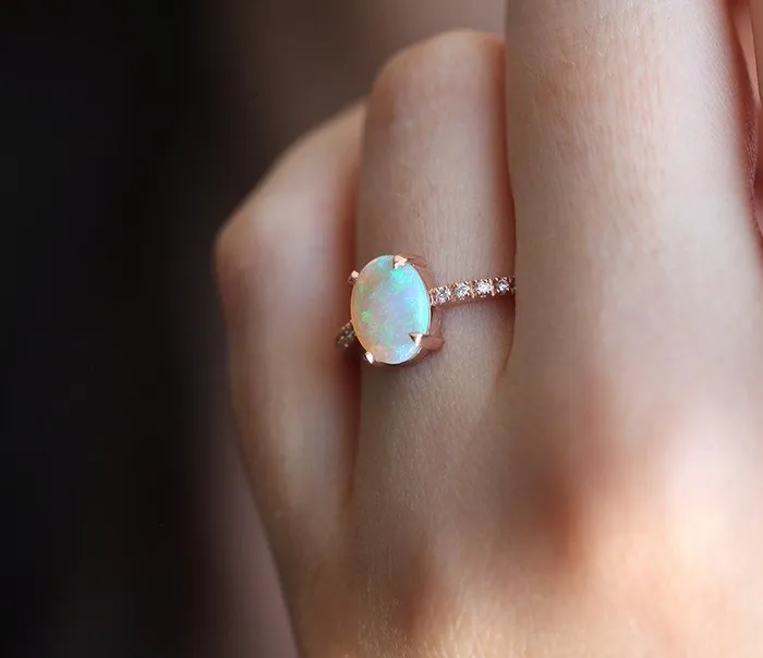 Capucinne Rings Raquel Opal Ring