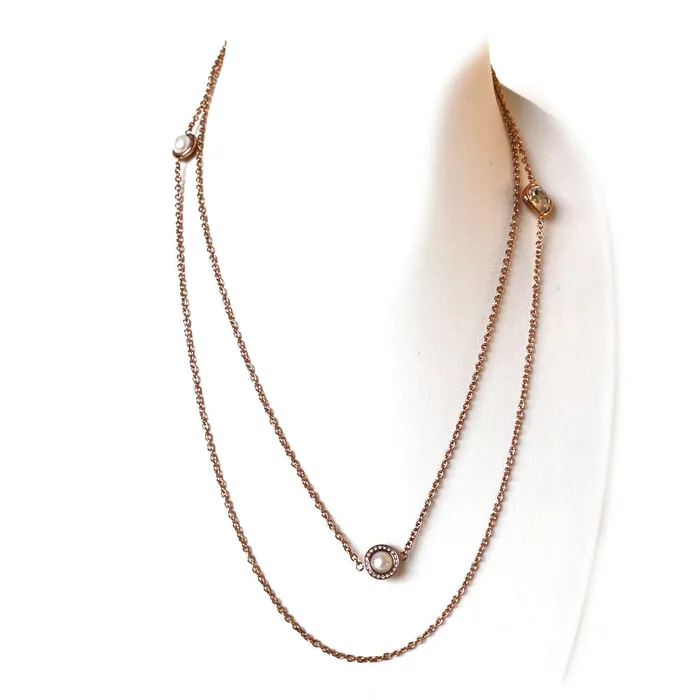 Cerruti Ladies Necklace Rose Gold Plated Cerruti Necklaces Cerruti Ladies Necklace Rose Gold Plated Cerruti Necklaces