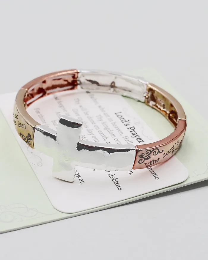 check052722 Bracelets LORDS PRAYER Stretch Bracelet check052722 Bracelets LORDS PRAYER Stretch Bracelet
