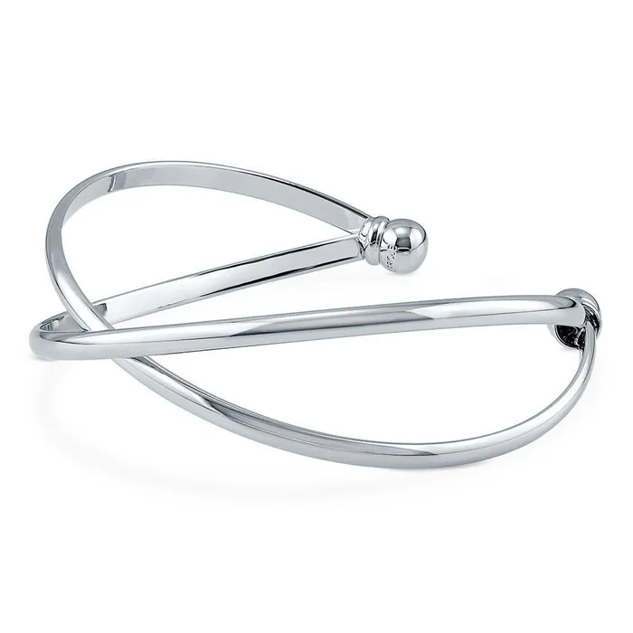 Criss Cross Cuff in SilverTone BERRICLE Rings